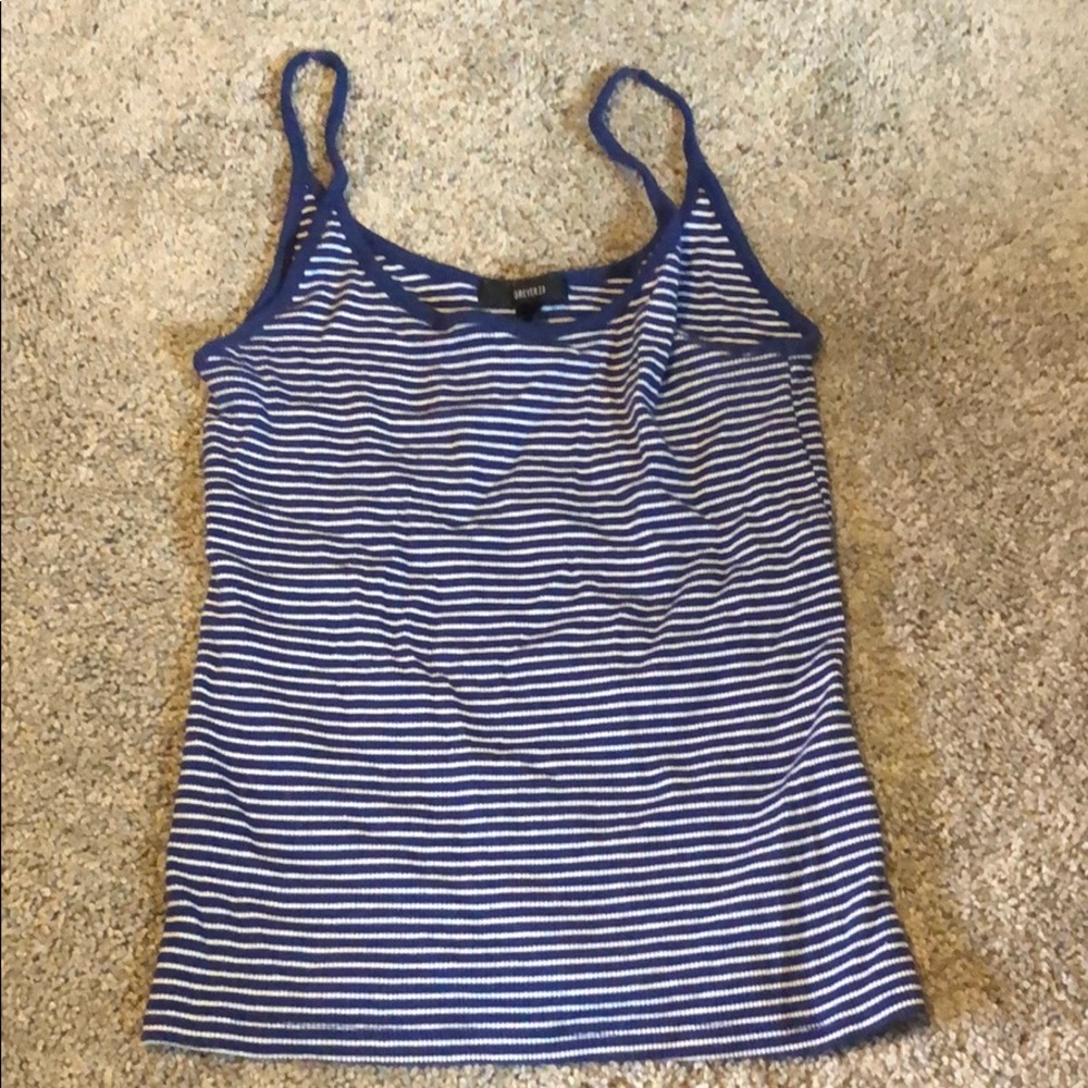 Forever 21 Blue Crop Tank